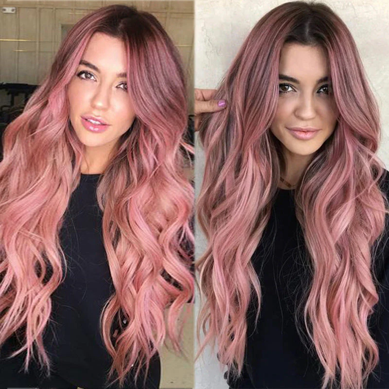 Chemical Fiber Wig Female Long Curly Hair - Image 2