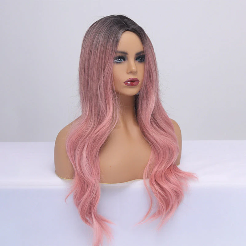 Chemical Fiber Wig Female Long Curly Hair - Image 3