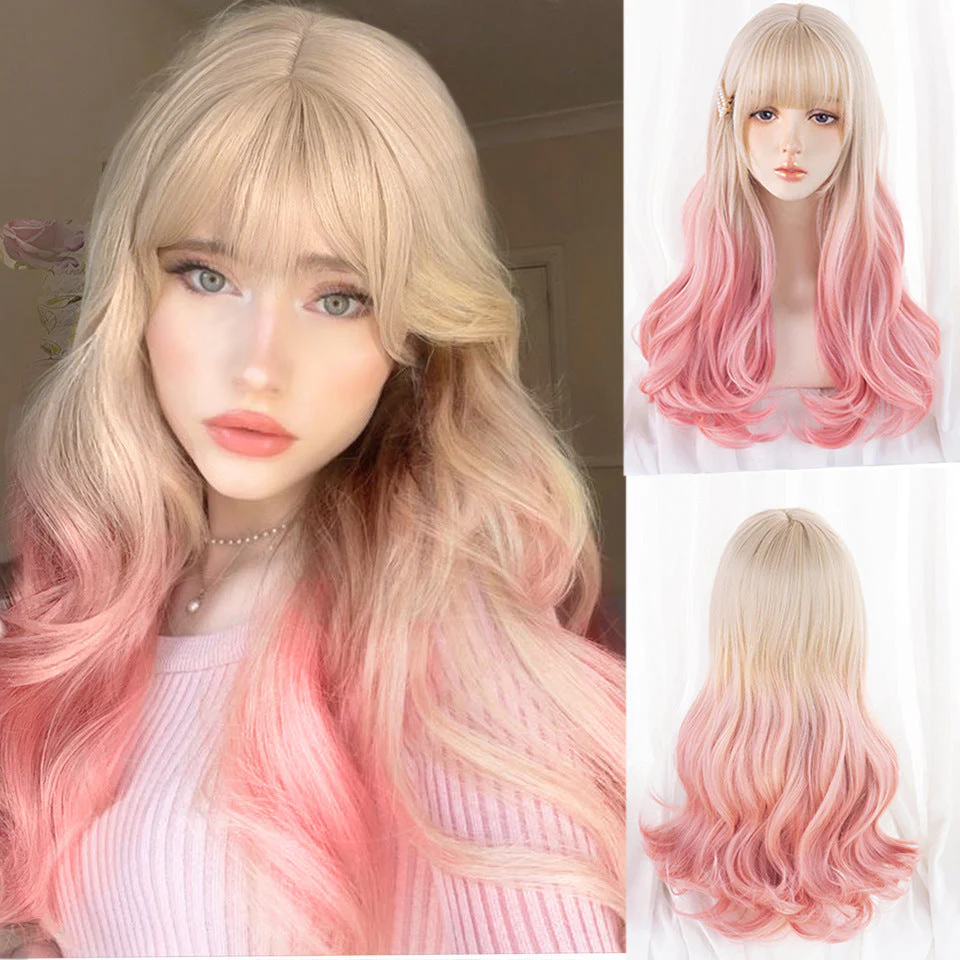 Chemical Fiber Wig Female Long Curly Hair - Image 9
