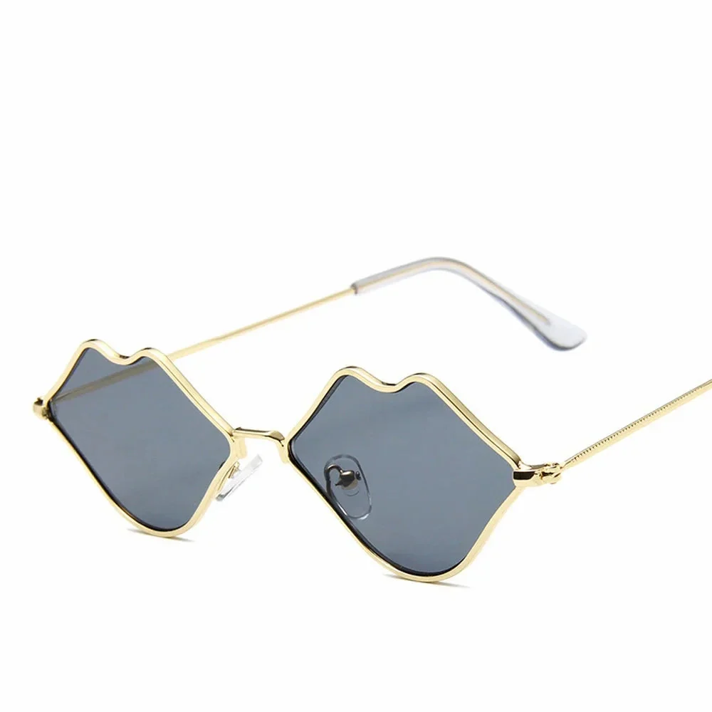 Chic Red Lips Cat Eye Sunglasses for Women - Image 4
