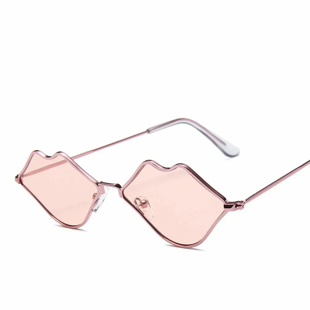 Chic Red Lips Cat Eye Sunglasses for Women - Image 8