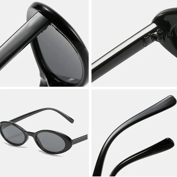 Chic Retro Oval Sunglasses for Women - Image 12