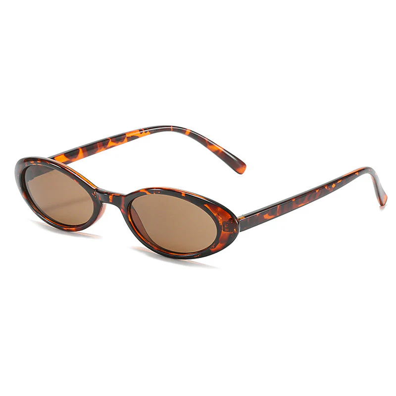 Chic Retro Oval Sunglasses for Women - Image 4