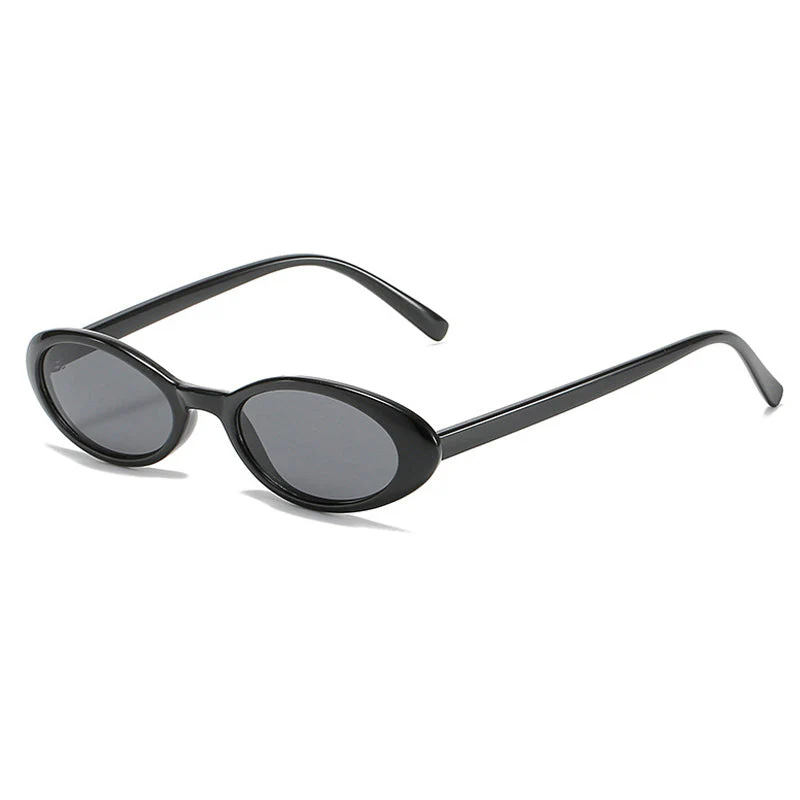 Chic Retro Oval Sunglasses for Women - Image 5