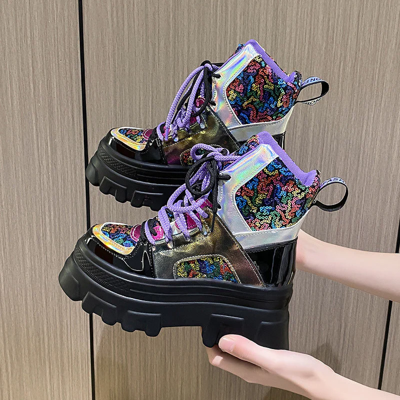 Chunky Bright Color Shoes - Image 6