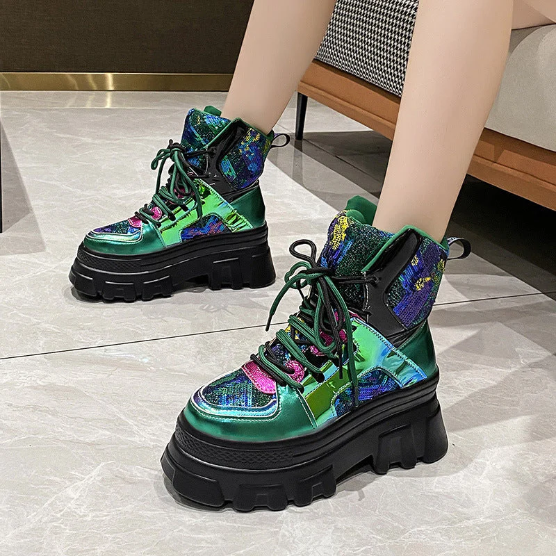 Chunky Bright Color Shoes - Image 7
