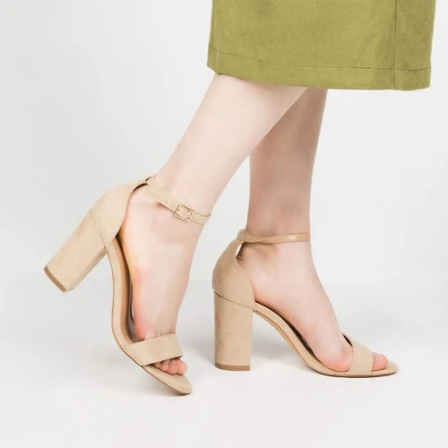 Ankle Strap Block Heels Sandals - Image 31