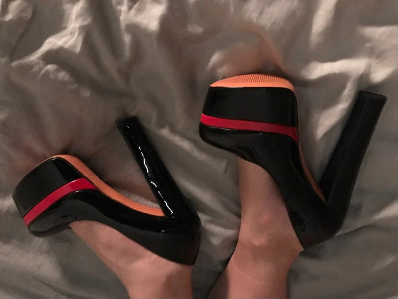 Chunky High Heels Shoes - Image 16