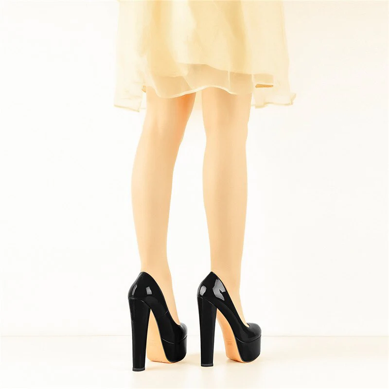 Chunky High Heels Shoes - Image 19