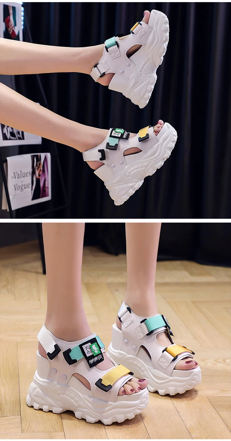 Chunky Wedge Sandals - Image 18