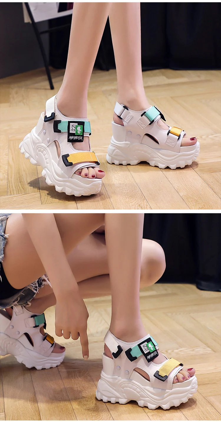 Chunky Wedge Sandals - Image 19