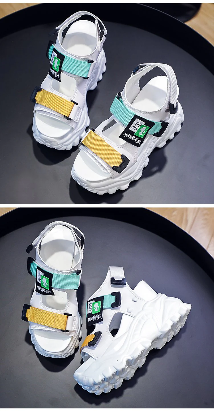 Chunky Wedge Sandals - Image 25