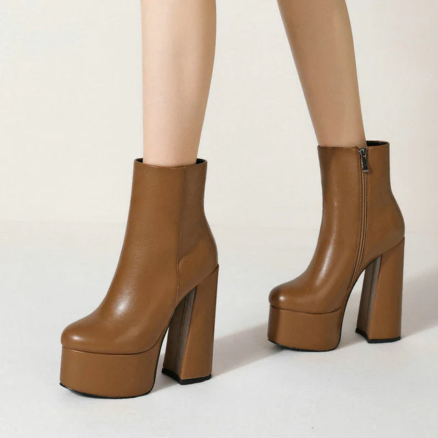 Classic Chunky Boots - Image 11