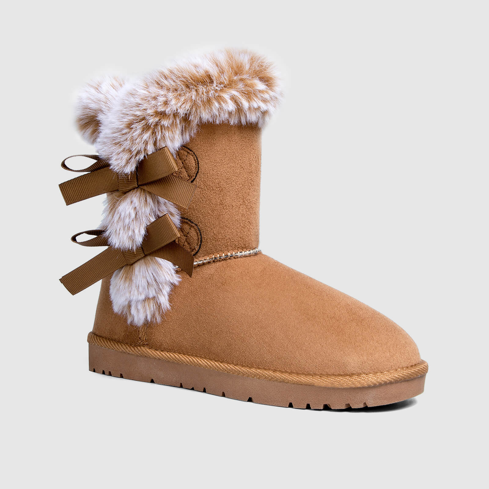 Classic Mid-tube Fur Lining Snow Boots - Image 10