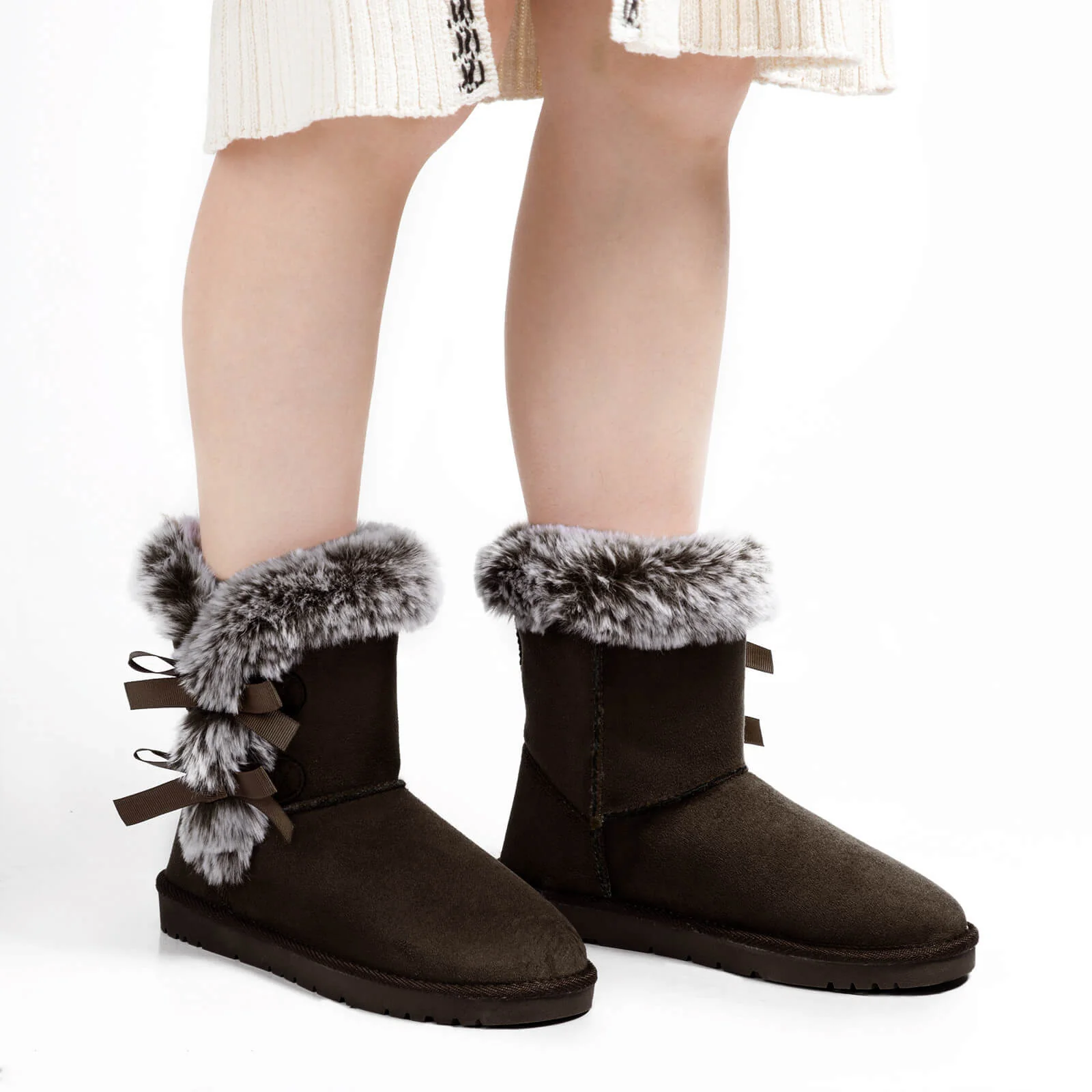 Classic Mid-tube Fur Lining Snow Boots - Image 3