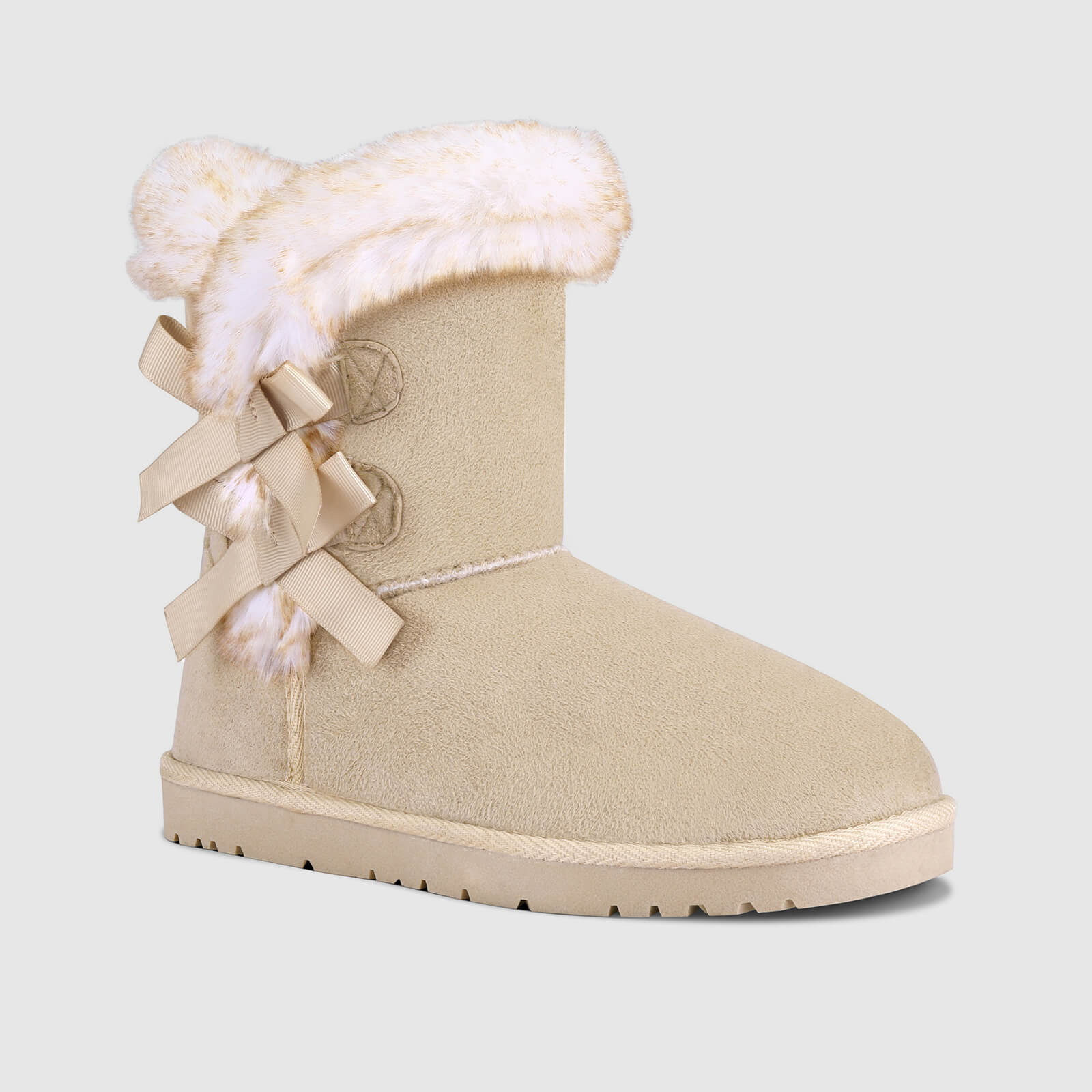 Classic Mid-tube Fur Lining Snow Boots - Image 7