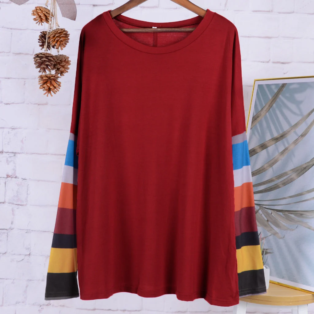 Colorful Striped Long Sleeve Sweater - Image 6