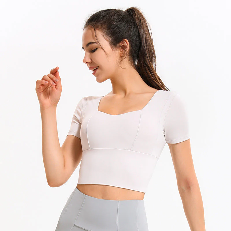 Contouring Square Neck Cropped Top - Image 4