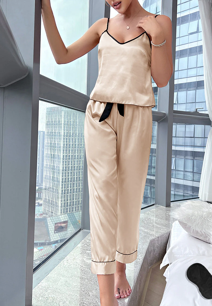 Contrast Piping Basic Lounge Set - Image 31