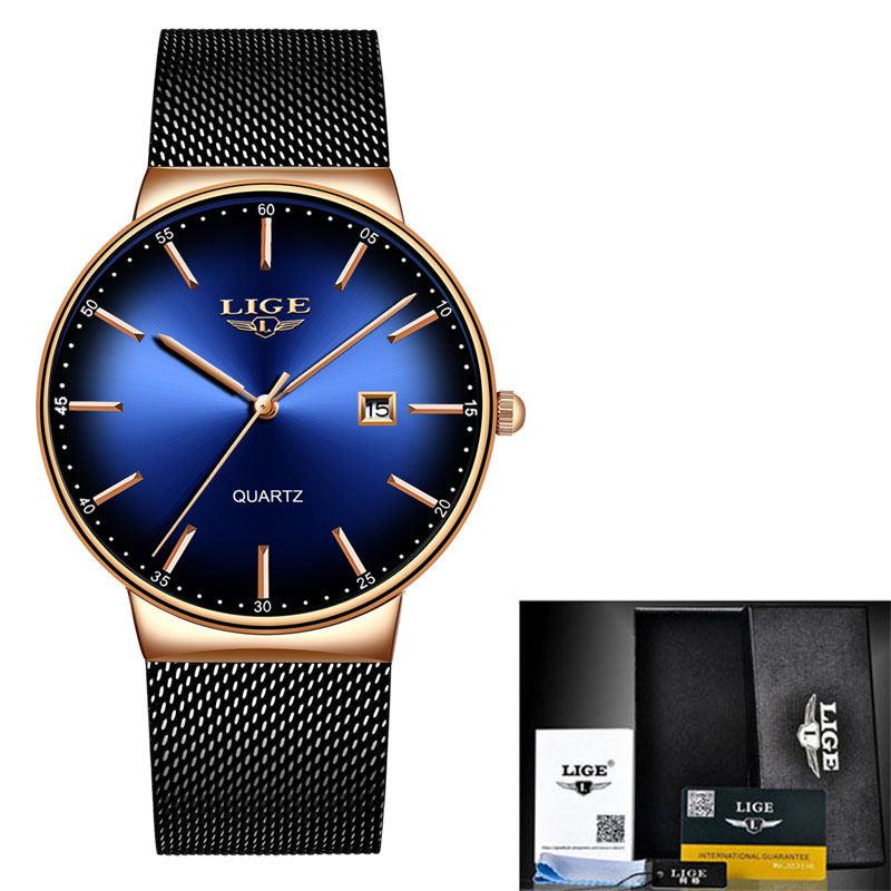 Cool Waterproof Multi-function Mesh Strap Watch - Image 5