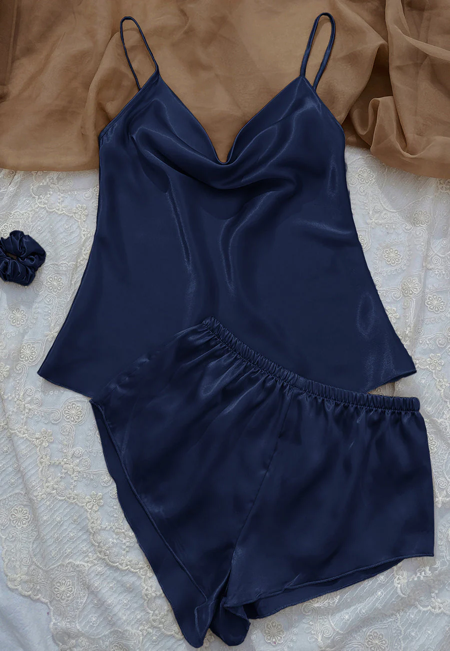 Cowl Tank and Shorts Lounge Set - Image 5
