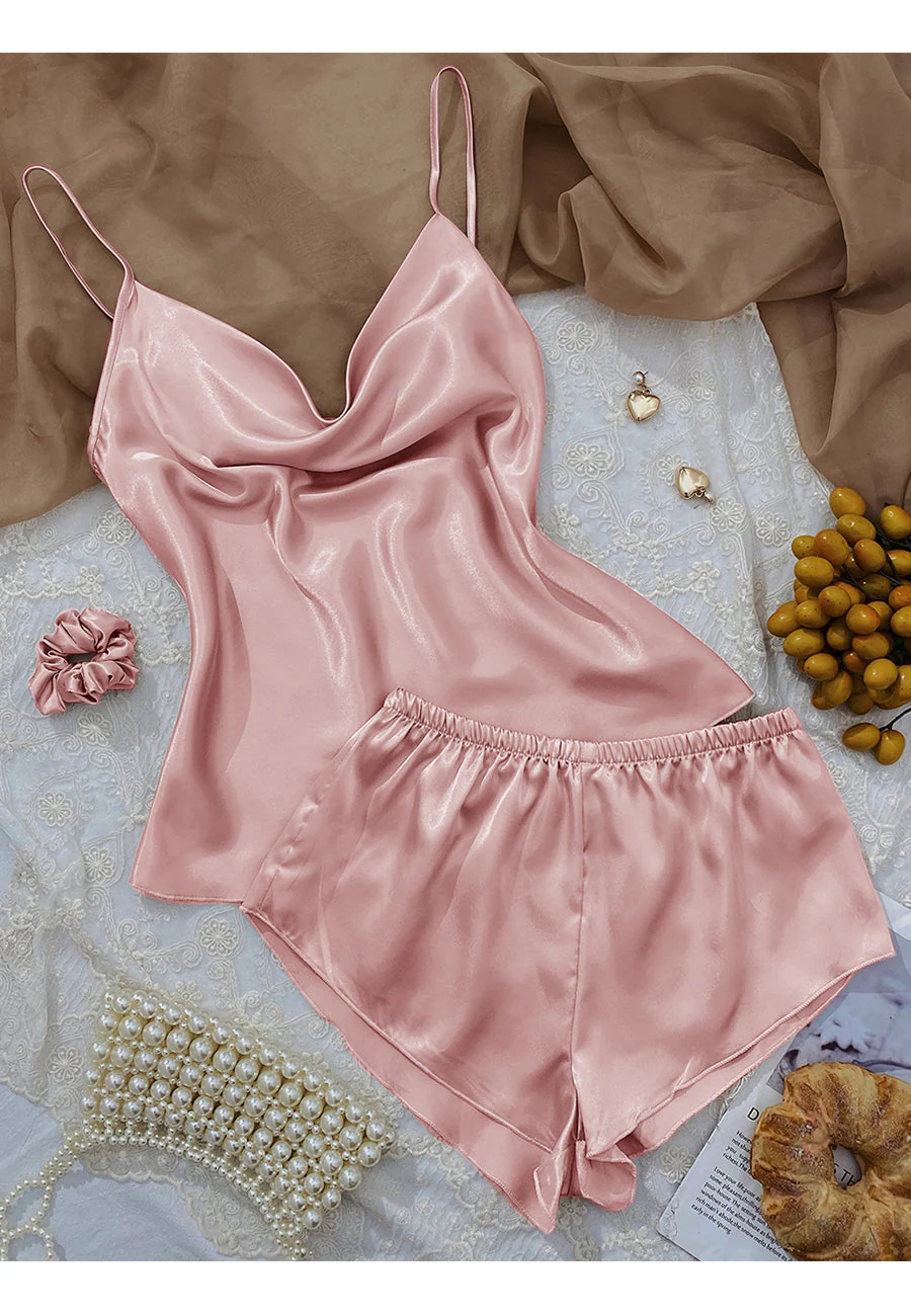 Cowl Tank and Shorts Lounge Set - Image 8
