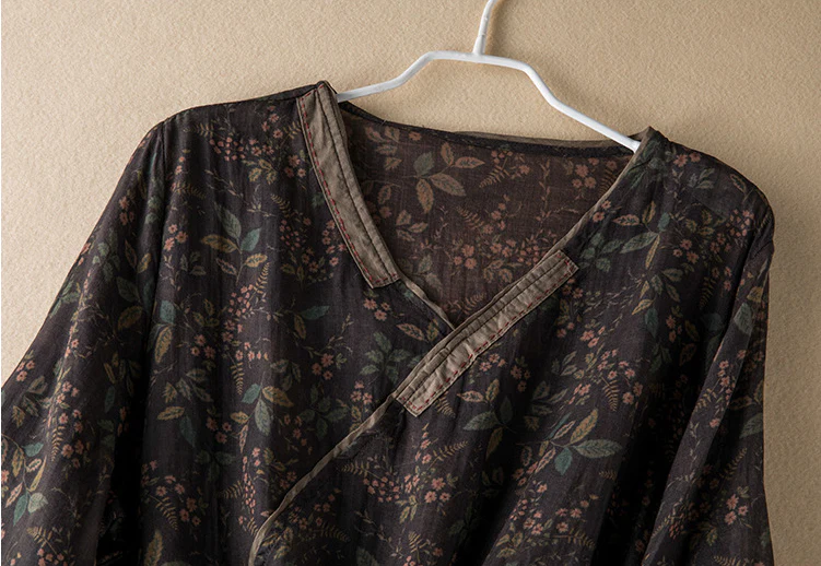 Crazy Style Loose Round Neck A-line Dress - Image 3
