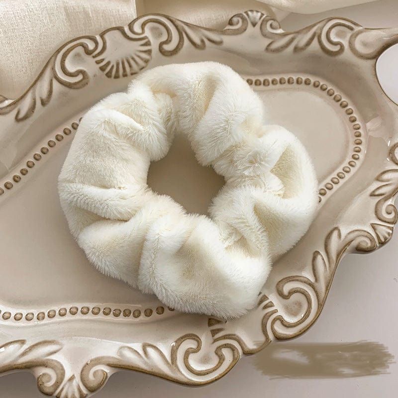 Cream and White Colored Scrunchy Variety - Image 5