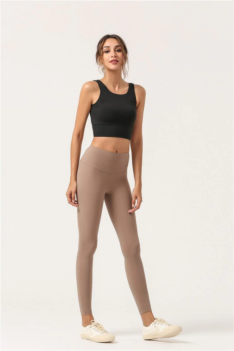 Criss Cross Back Straps Active Bra Tank - Image 5