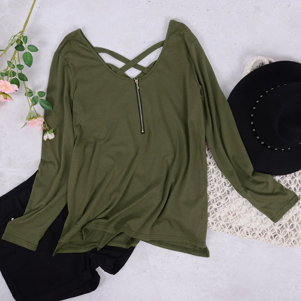 Criss Cross Back Top - Image 2