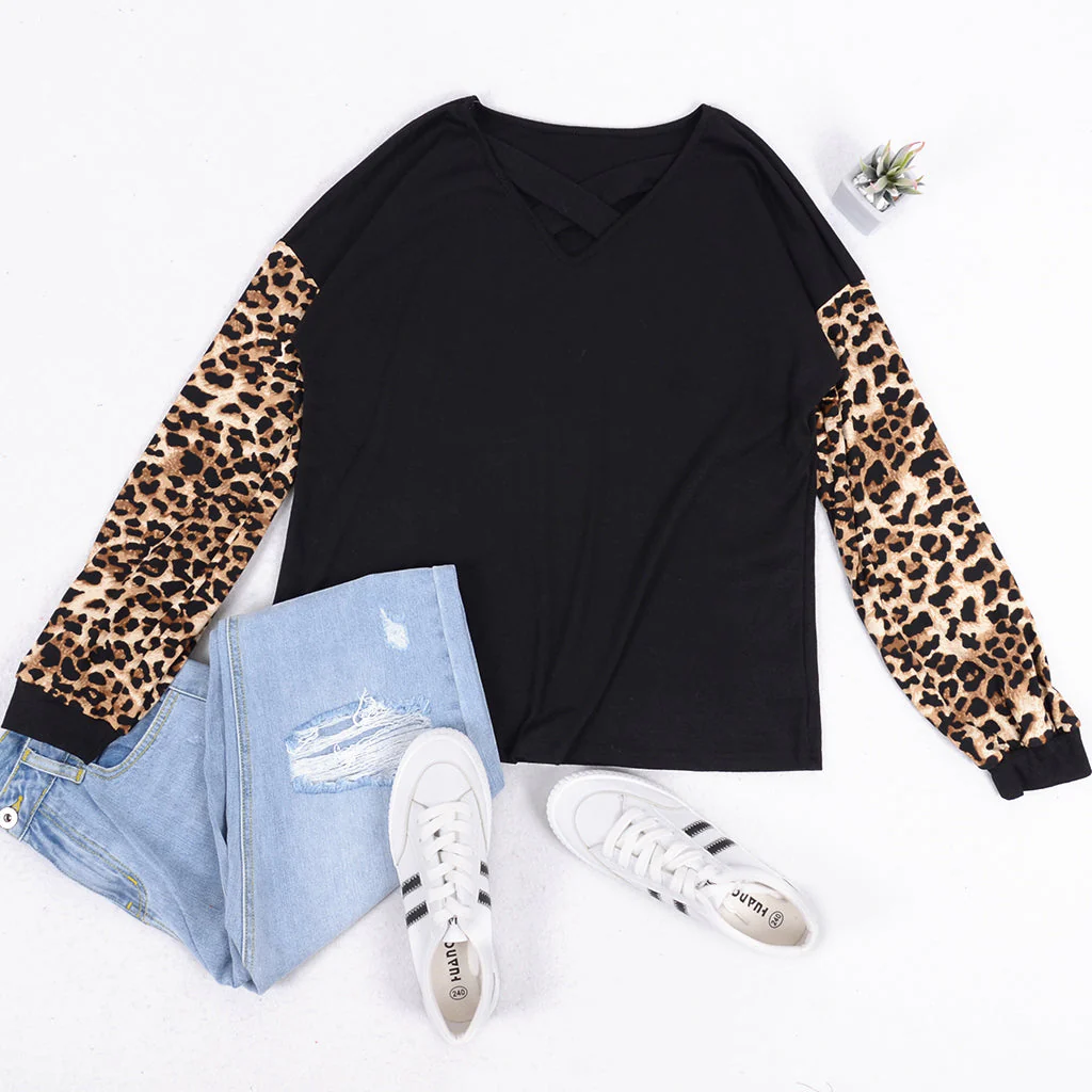 Criss Cross Two Tone Sweater - Image 3