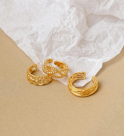 Criss Crossing Gold Ring Variety - Image 2
