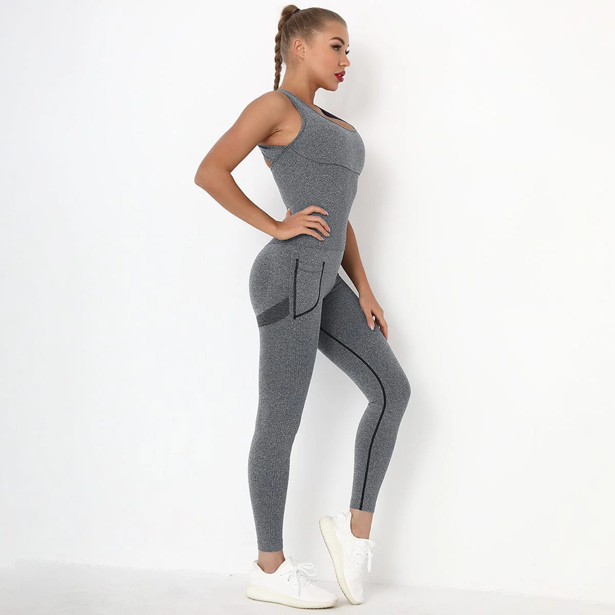 Crisscross Jumpsuit Onesie - Image 17