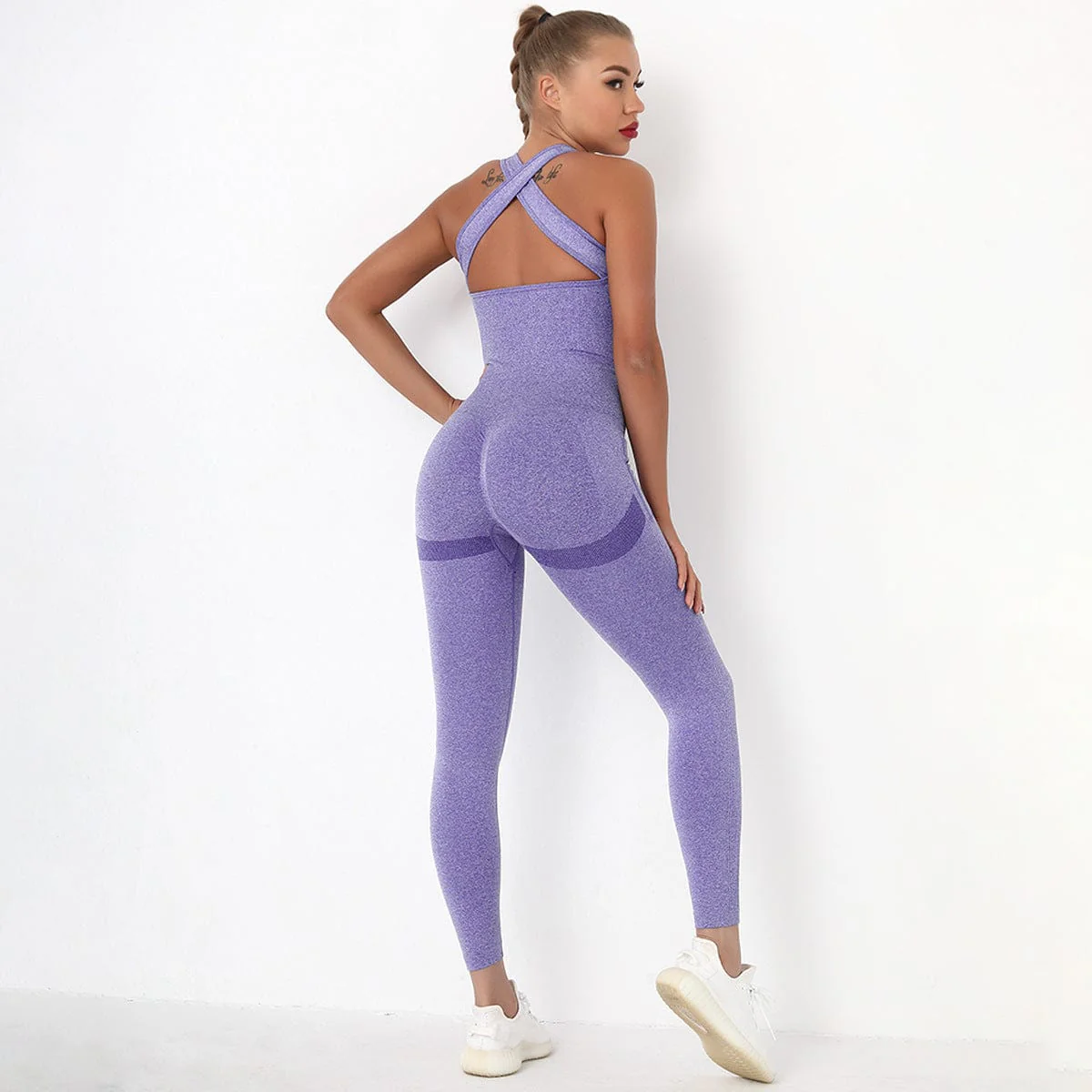 Crisscross Jumpsuit Onesie - Image 35