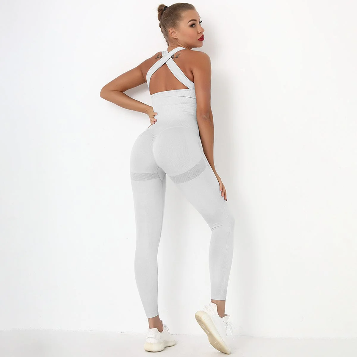 Crisscross Jumpsuit Onesie - Image 39