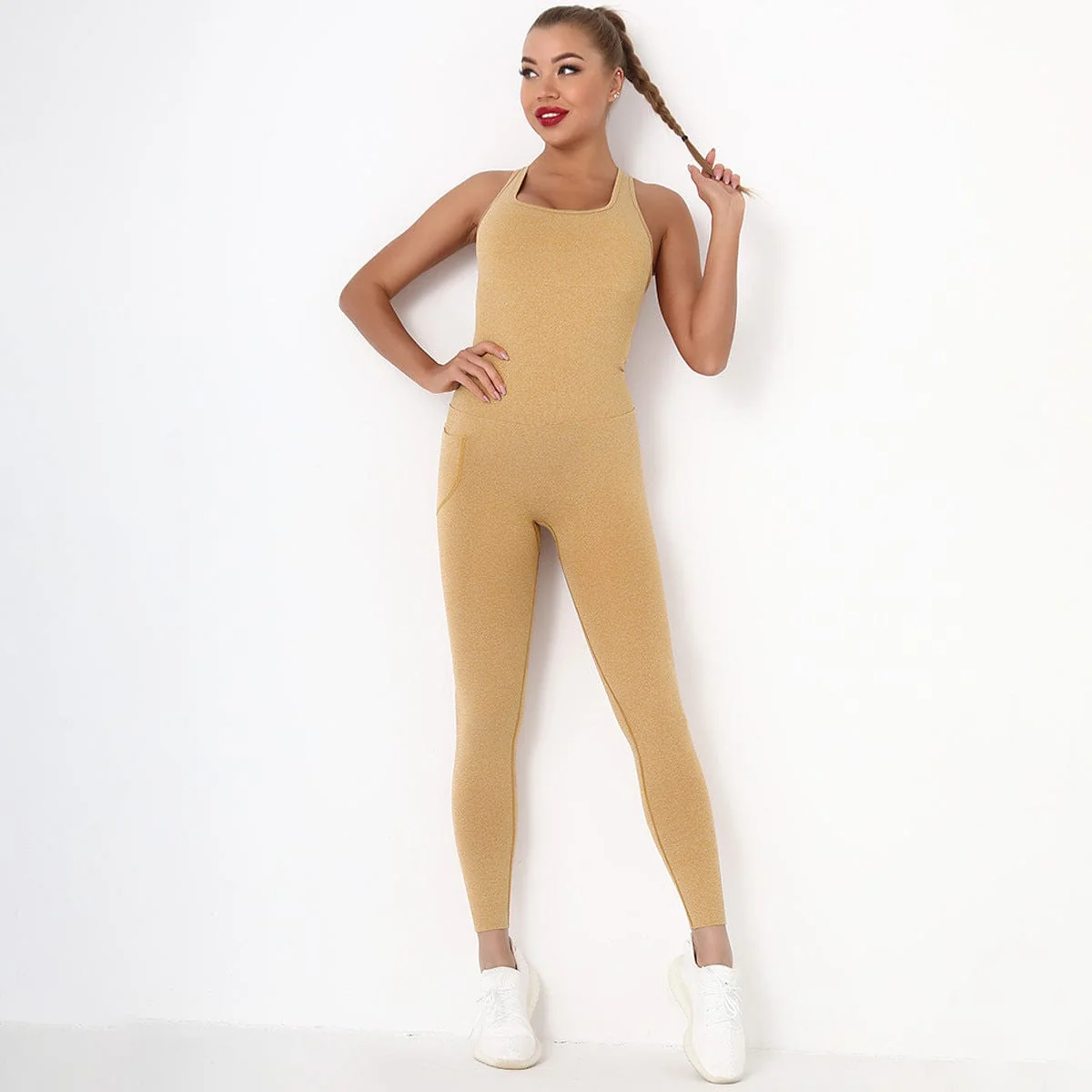 Crisscross Jumpsuit Onesie - Image 42