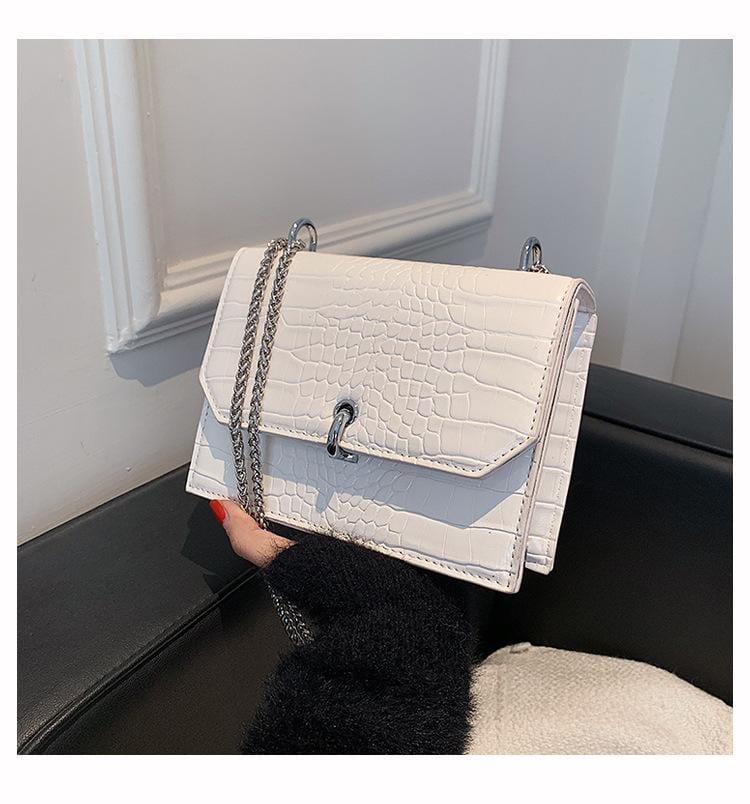 Croc Embossed Luxe Bag - Image 3