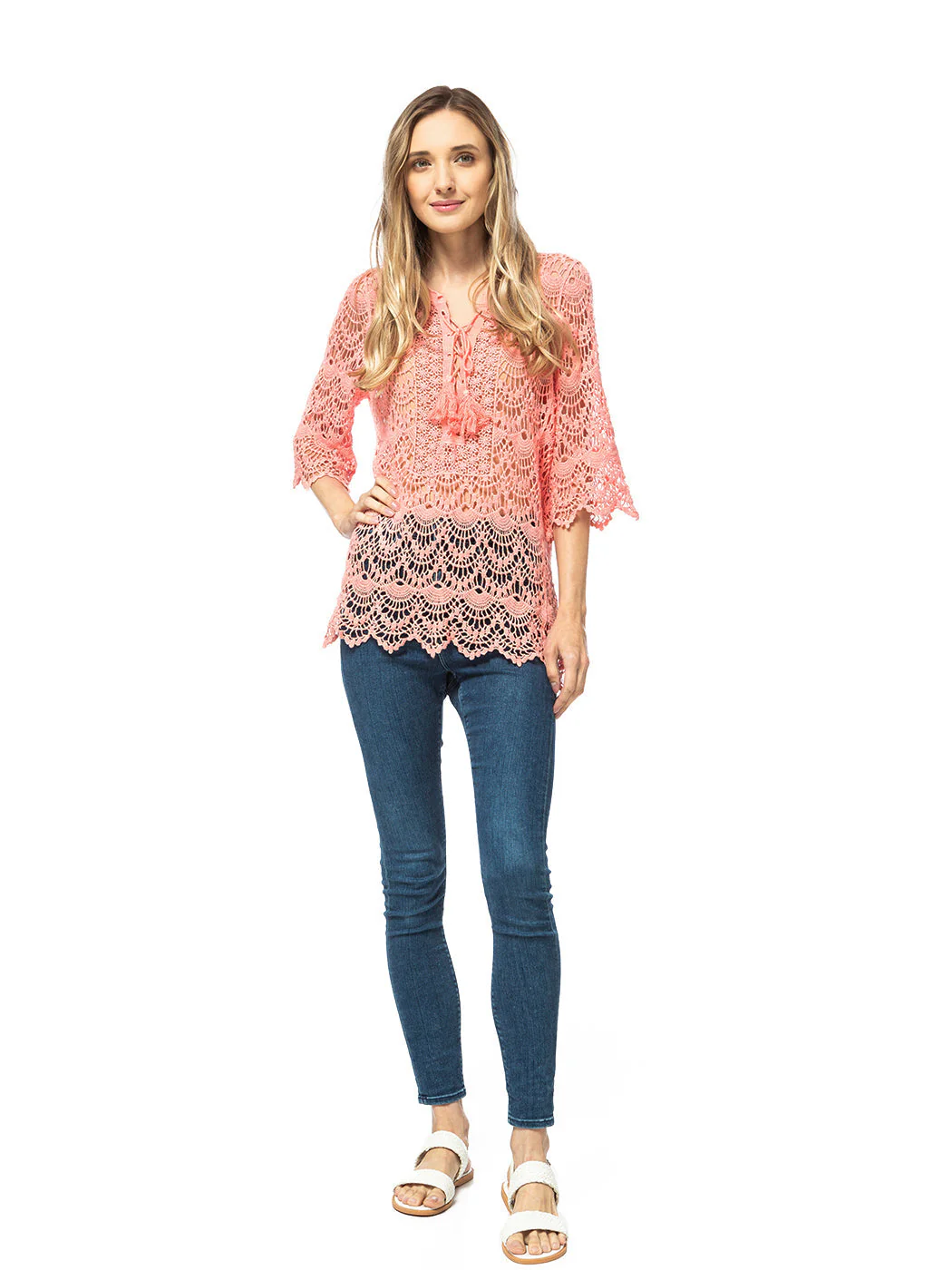 Crochet Corded Tie Top - Image 19