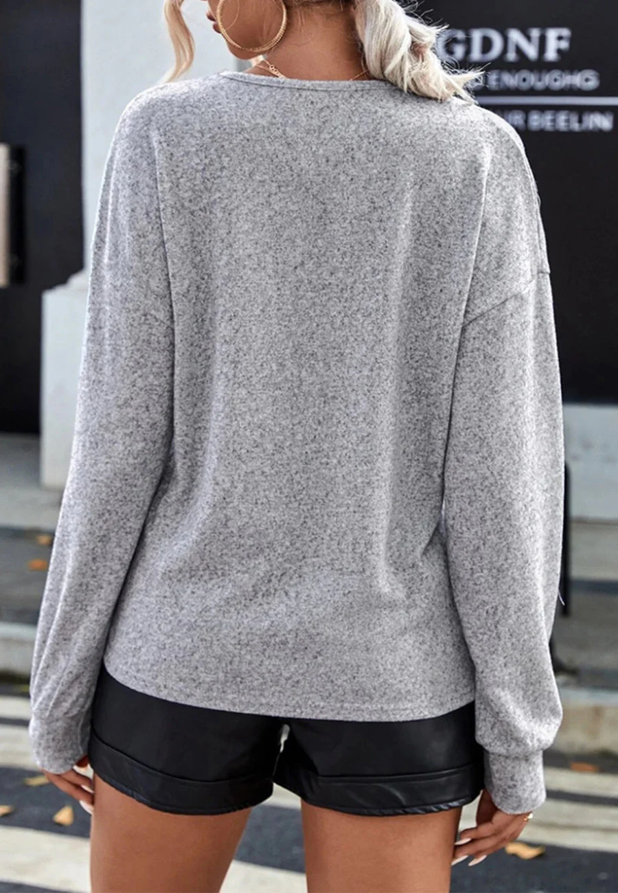 Crochet Detail Knit Sweater - Image 13