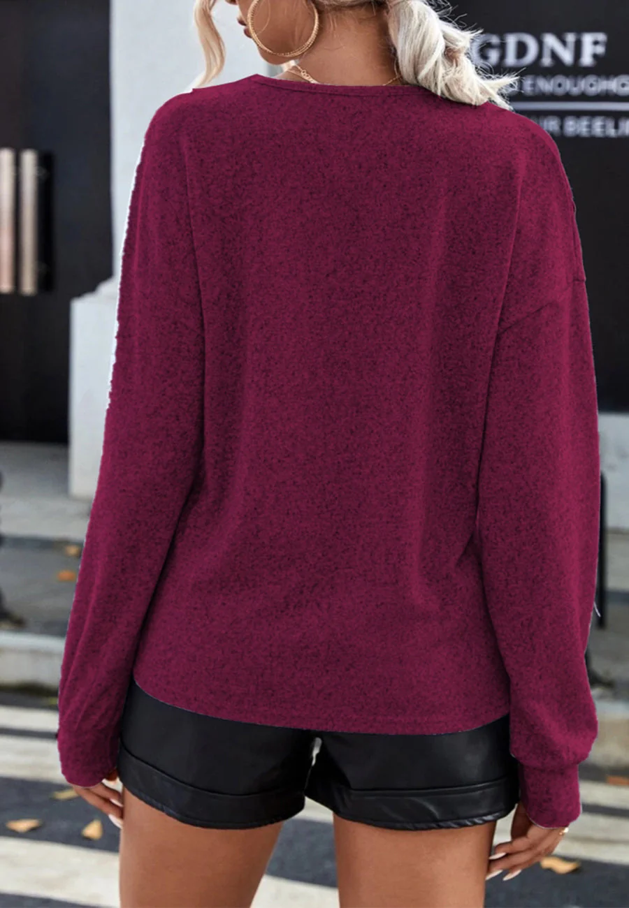 Crochet Detail Knit Sweater - Image 8