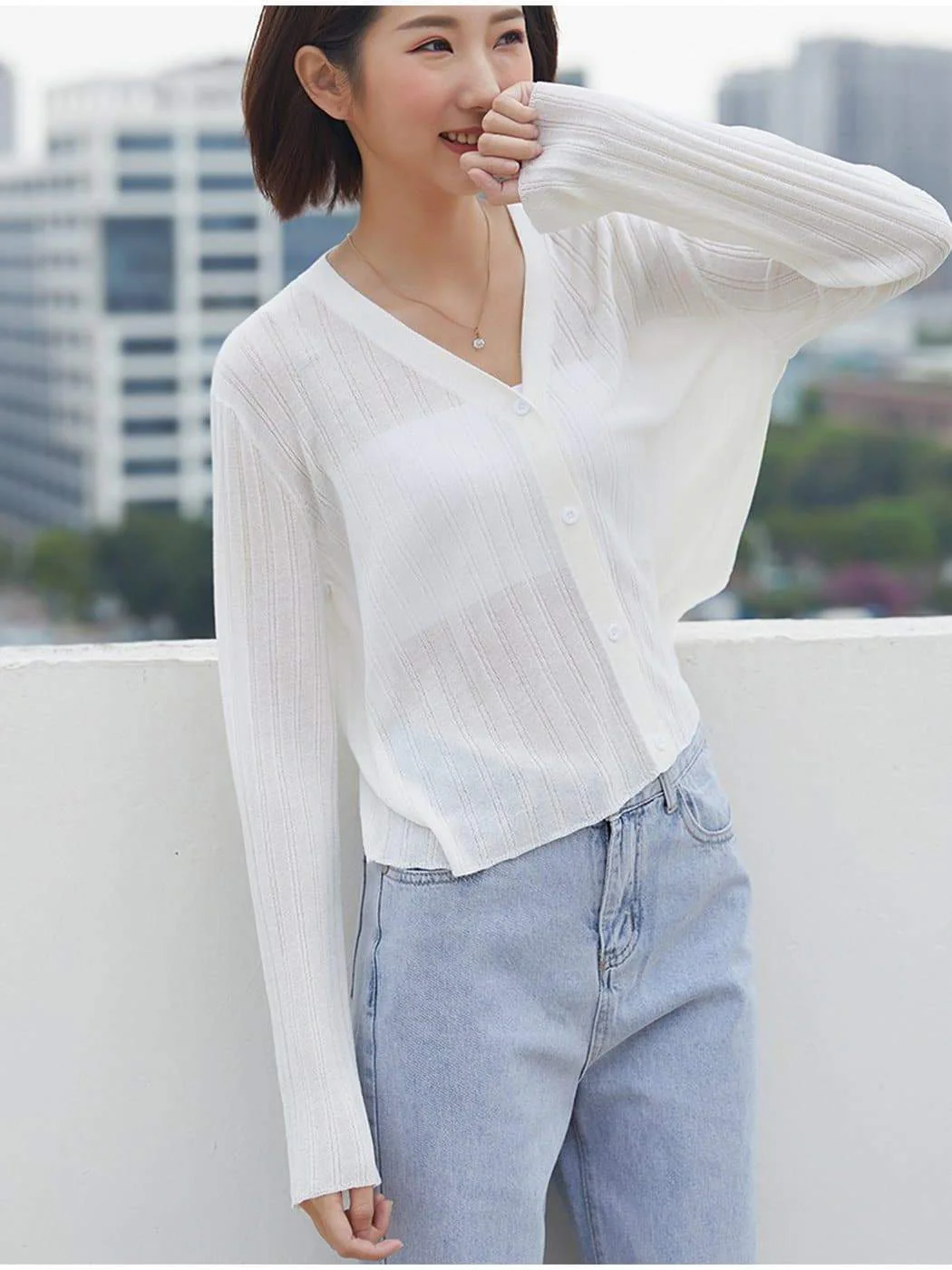 Cropped Breezy Summer Cardi - Image 5