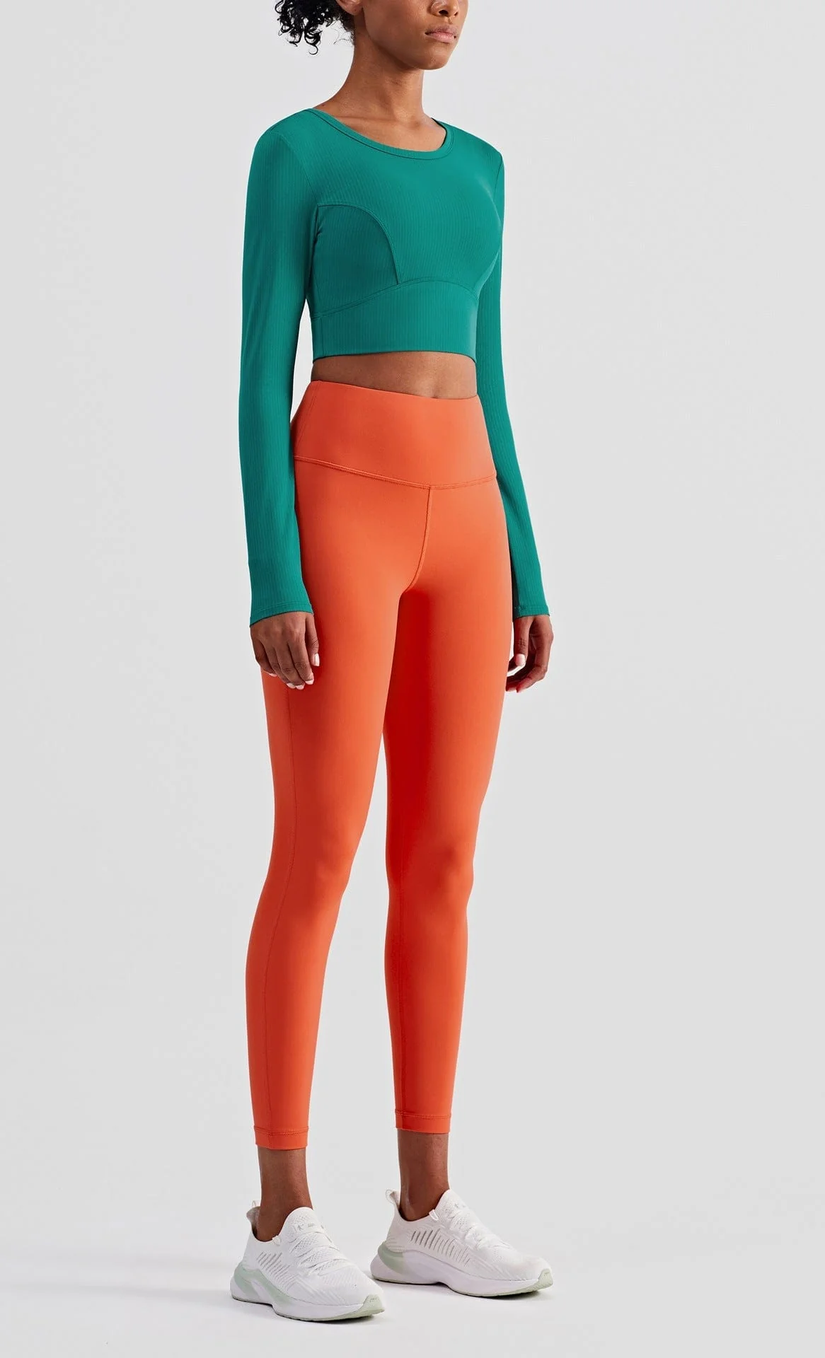 Cropped Contouring Long Sleeve Top - Image 10