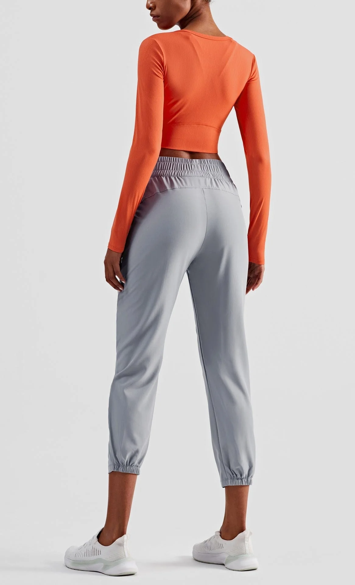 Cropped Contouring Long Sleeve Top - Image 12