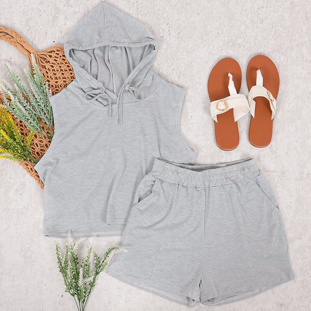 Cropped Hoodie Lounge Set - Image 6