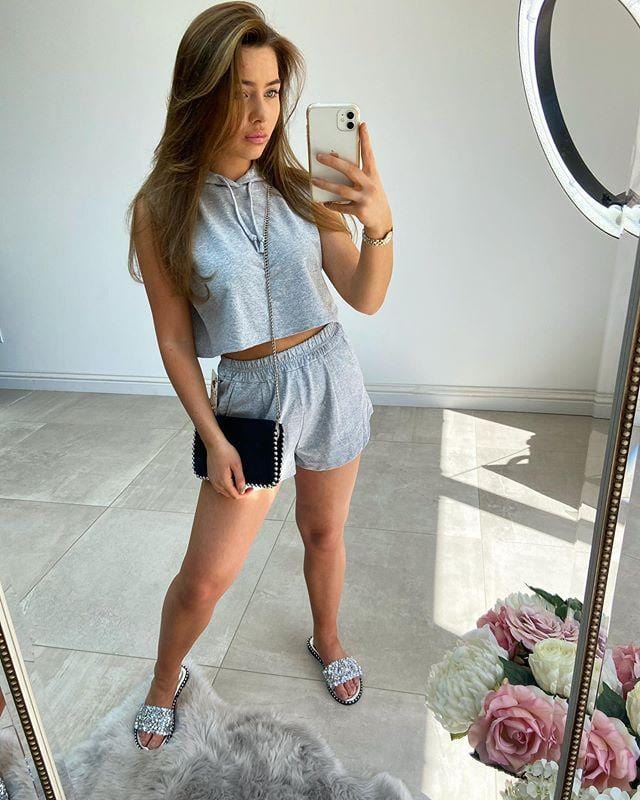 Cropped Hoodie Lounge Set - Image 7