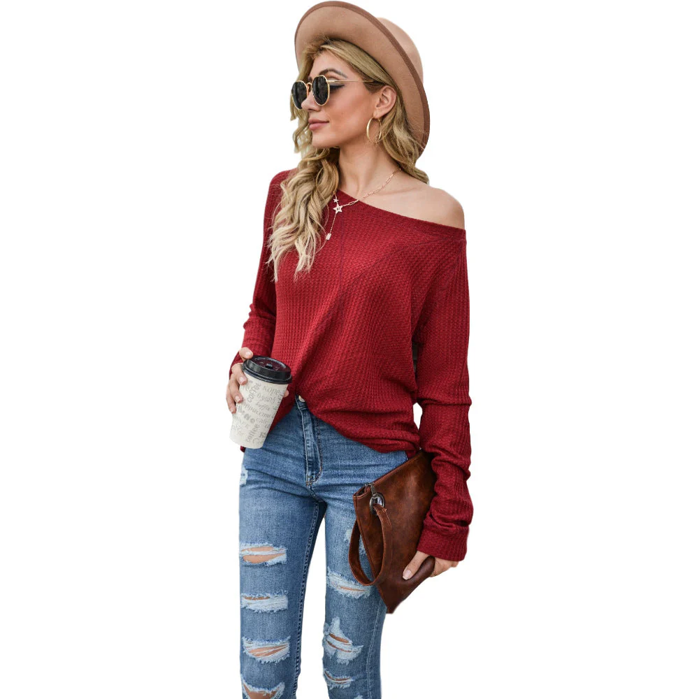 Cross Stitching Textured Pullover - Image 14
