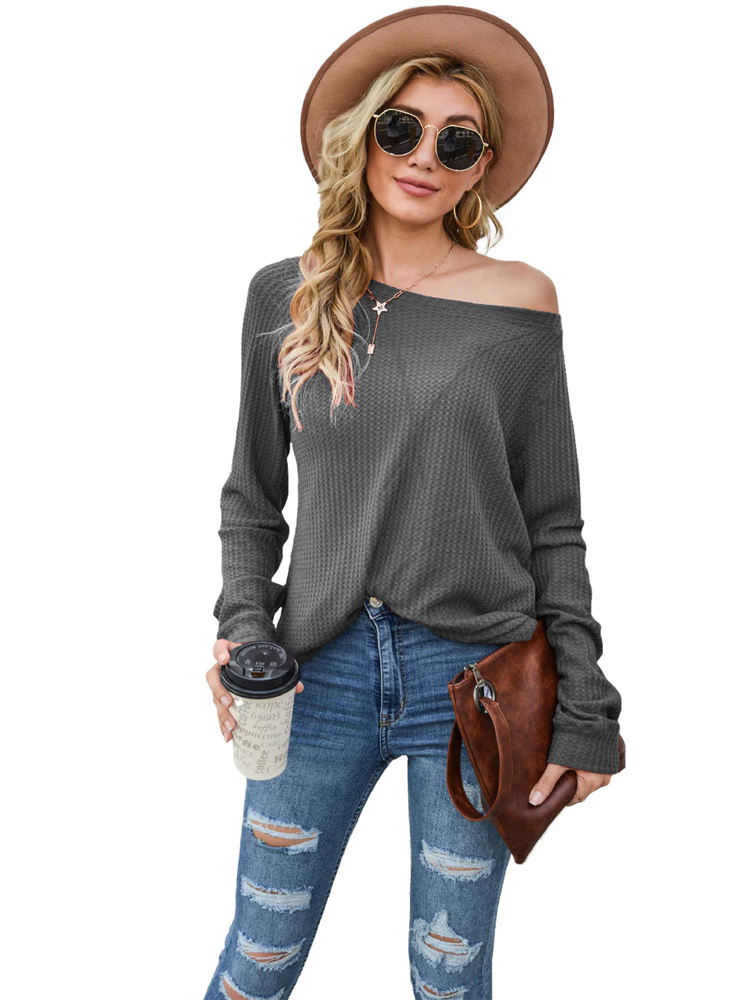 Cross Stitching Textured Pullover - Image 20