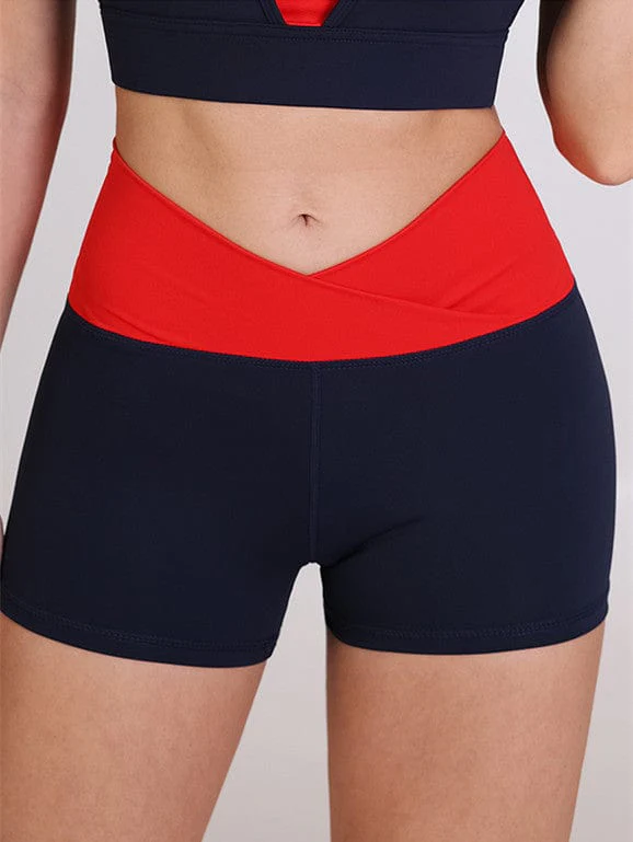 Crossing Waistband Active Shorts - Image 4