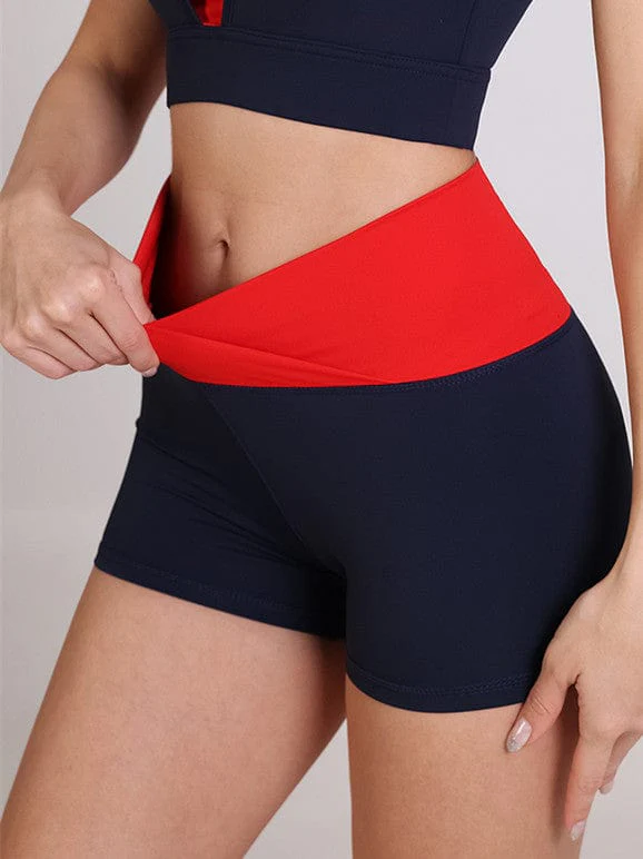 Crossing Waistband Active Shorts - Image 5