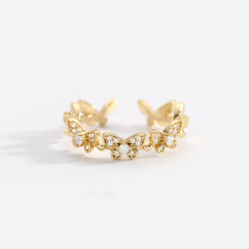Crystal Design Gold Ring Variety - Image 7